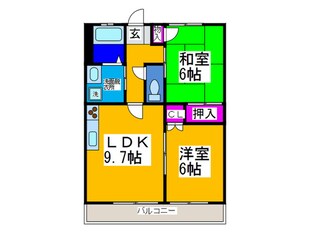 カ－サエテルノの物件間取画像